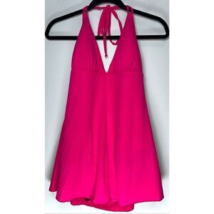Spanx Pink Flamingo Swim Dress size 14